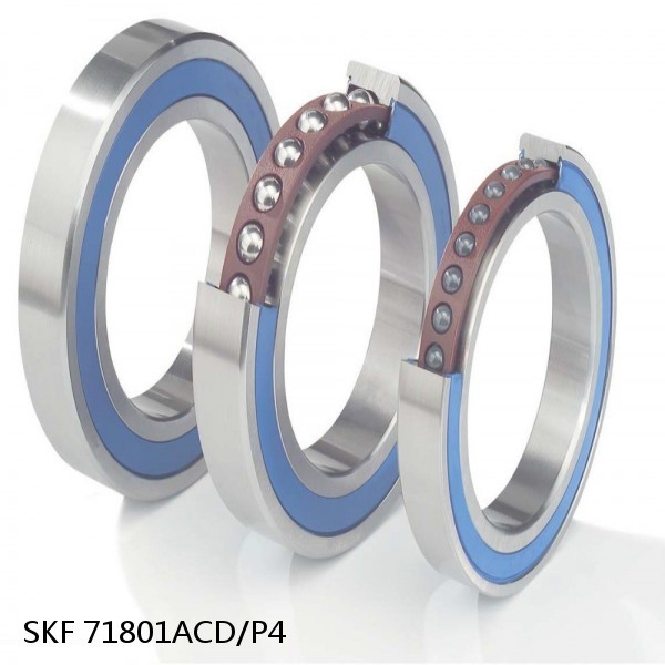 71801ACD/P4 SKF Super Precision,Super Precision Bearings,Super Precision Angular Contact,71800 Series,25 Degree Contact Angle